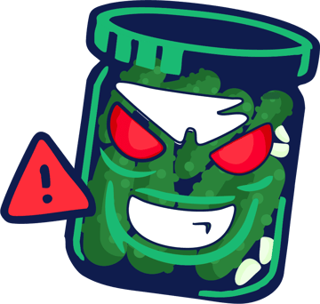Graphical representation of a pickle file security threat.
